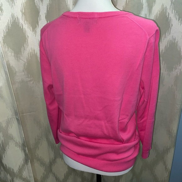 Lands’End Women's Cotton Crewneck Sweater - Picture 5 of 8